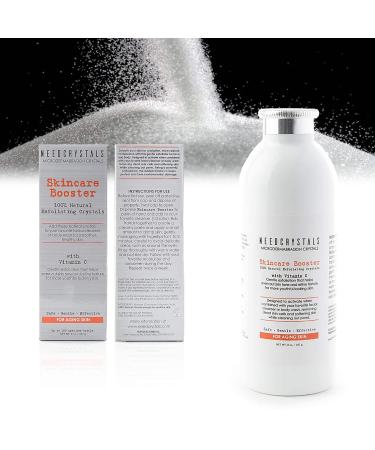 Needcrystals Microdermabrasion Crystals - Natural Facial Peeling with Vitamin C for Dry Skin Wrinkle Reduction & Brightening (227g) - Buy Online on GoSupps.com