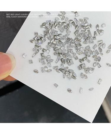 3D Crystal Rhinestones Flat Back Clear Stones for Art Decor and Rhinestones and with Pearl-Nail - Buy Online on GoSupps.com