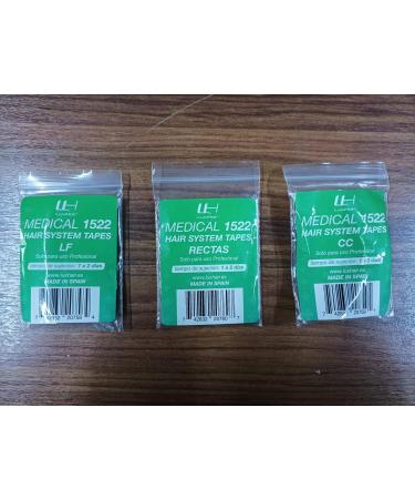 LuxHair Medical 1522 Hypoallergenic Adhesive Tapes for Wigs and Extensions Lasts 2 Days Skin-Friendly Double Sided Adhesive - Buy Online on GoSupps.com