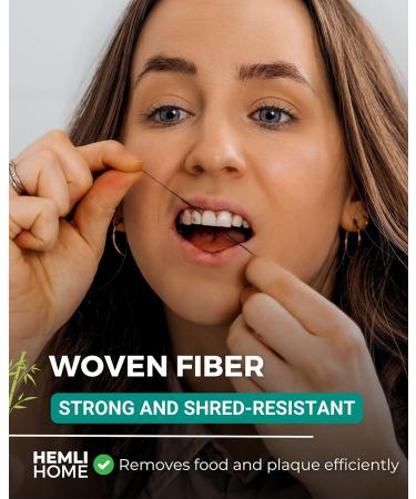 Buy Natural Charcoal Bamboo Dental Floss | Eco-Friendly Organic PFAS-Free & Reusable Floss - Buy Online on GoSupps.com