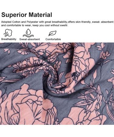 Women's Multi-Coloured Boho Headbands - 6 Pack Elastic Hair Bands for Yoga & Sports - Buy Online on GoSupps.com