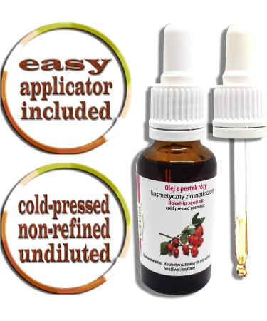 Ol Vita: Rosehip Seed Oil Virgin Cold Pressed - 100% Pure Natural Moisturiser for flawless skin 30 ml - Buy Online on GoSupps.com