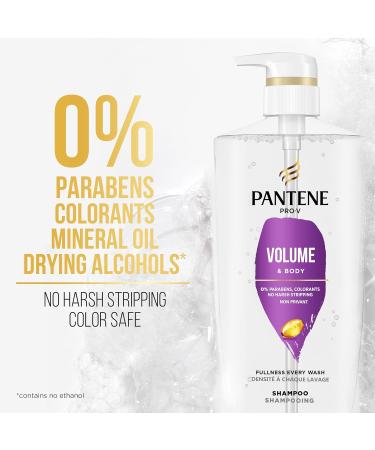 Pantene Volume Shampoo for Fine Hair - Boost Body & Volume Color-Safe - 530ml - Buy Online on GoSupps.com