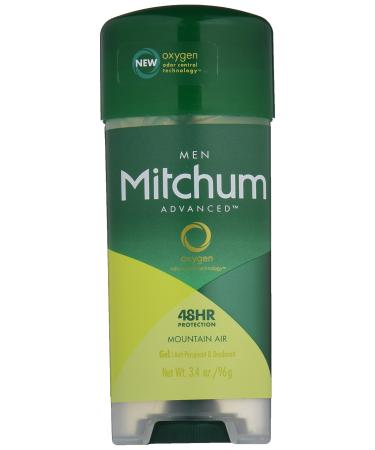 Mitchum Advanced Gel Anti-Perspirant & Deodorant, Mountain Air, 3.4 Ounce (Pack of 4)
