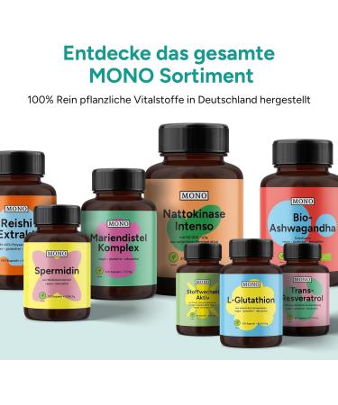 Mono L-Glutathione 1050 mg | Vegan Antioxidant | 100 Capsules | Enhanced 98% Bioavailability | Natural Fermentation | Cellular Health Support - Buy Online on GoSupps.com