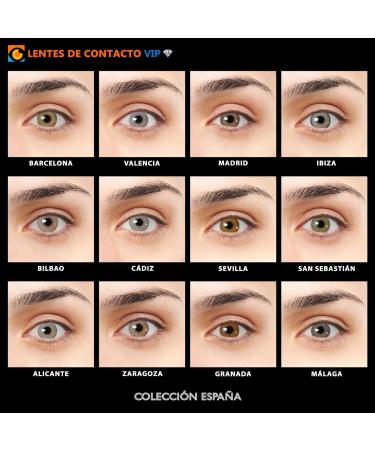 Valencia VIP Soft Sky Blue Contact Lenses | Natural Design & Accessories | Annual Colored Lenses Without Prescription (2 Lenses) - Buy Online on GoSupps.com