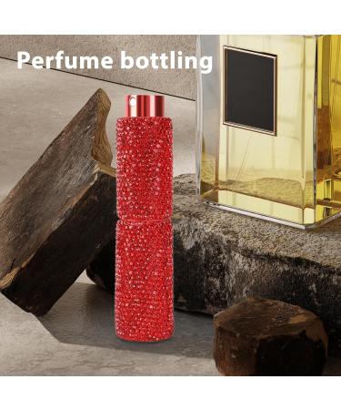 ARIOU Rhinestone Perfume Atomizer - Travel Bling Crystal Perfume Atomizers | Pocket Size 10ml Outdoor Travel Dispensing Bottle for Cosmetic & Perfume Other Liquids Red - Buy Online on GoSupps.com