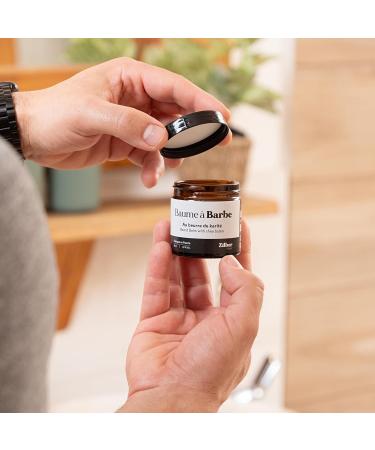 Zilber Hair & Beard Balm - 100% Natural Vegan Shea Butter & Organic Oils - 55ml Made in France - Buy Online on GoSupps.com
