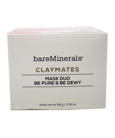 CLAYMATES MASK DUO - BE PURE & BE DEWY 58g