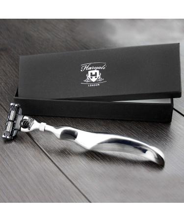 Dreikant Razor Blade - German Stainless Steel Compatible with Lady Finger Hollow Handle | Perfect Gift Idea for Him/Her - Buy Online on GoSupps.com