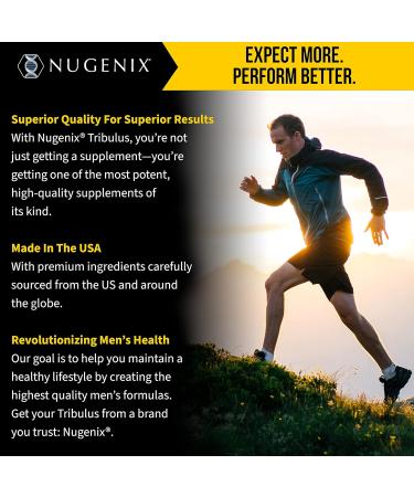 Nugenix Essentials Tribulus Terrestris Extract - 1000mg High Potency - 95% Saponins - 60 Count - Buy Online on GoSupps.com