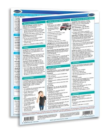 Pediatric First Aid Guide - Essential Medical Quick Reference by Permacharts - Buy Online on GoSupps.com