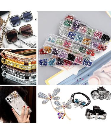 Angnya 6400 Pieces Rhinestones for Nails - Nail Art Kit with 4 Boxes & Dotting Pen | Multi-Design Accessories for Stunning Nail Decorations - Buy Online on GoSupps.com
