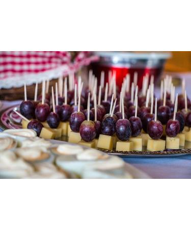 KingSeal Bamboo Toothpicks - Individually Wrapped Plain 2.5 Inch - 4000 Count - Buy Online on GoSupps.com