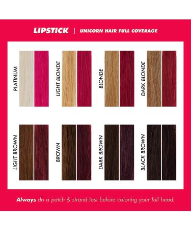 Lime Crime Unicorn Hair Dye (Pink-Red) - Vegan & Cruelty-Free Semi-Permanent Hair Color - Conditions & Moisturizes, Sugary Citrus Vanilla Scent - Buy Online on GoSupps.com