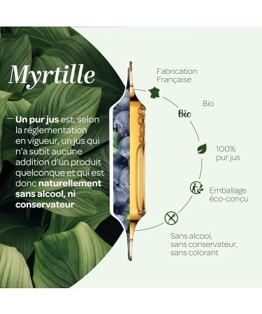 SUPERDIET MYRTILLE BIO 100% pur jus Fabrication fran aise 20 ampoules de 10 ml - Buy Online on GoSupps.com