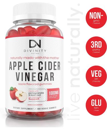 Max Strength Apple Cider Vinegar Gummies for Weight Loss, Detox & Immunity - 100 Gummies - Buy Online on GoSupps.com