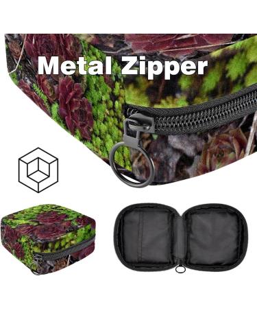 Succulent Ladies Napkin Storage Bag | Portable Period Bag for Women Teens & Girls | Menstrual Cup & Breastfeeding Pillow Holder - Buy Online on GoSupps.com