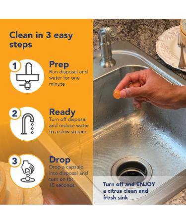 Arm & Hammer 24-Count Sink Garbage Disposal Cleaner & Deodorizer Capsules - Citrus Scent - Pack of 2 - Buy Online on GoSupps.com