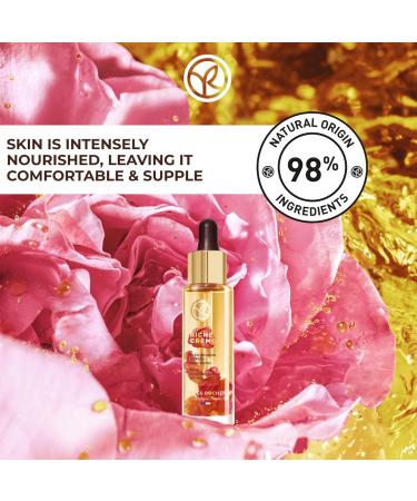 Yves Rocher Rose Oleo Infusion Serum - Nourishing Serum for Smooth Skin Reduces Fine Lines & Wrinkles 1 FL OZ | Ideal for Dry Skin - Buy Internationally - Buy Online on GoSupps.com
