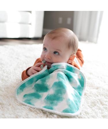 Dr. Brown's Lovey Blanket with Beaded Ring Teether and HappyPaci Silicone Pacifier in Green - Shop Now - Buy Online on GoSupps.com