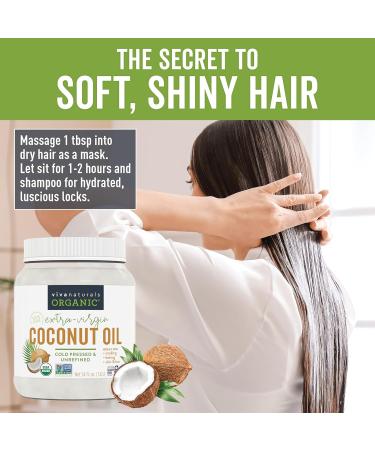 Viva Naturals Organic Extra Virgin Coconut Oil - 54 Oz | Pure & Cold-Pressed - Buy Online on GoSupps.com