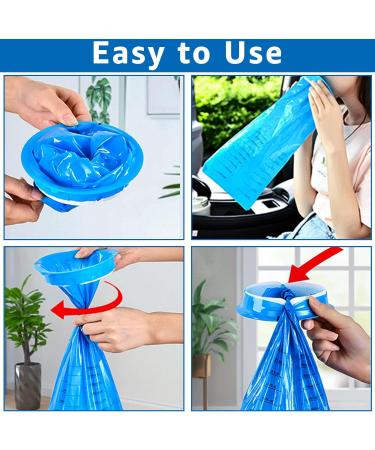 JMIATRY 60 Pcs 1000ml High Density Vomit Bags - Disposable Nausea Bags for Car Travel & Motion Sickness - Buy Online on GoSupps.com