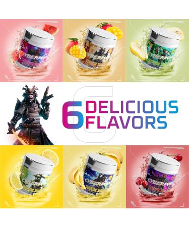 CYBERPUNK Gaming Powder Supplement | Energy & Focus Nootropic Drink | Adaptogen Formula with Vitamins & Minerals | Natural Watermelon Flavor - 40 Servings - Buy Online on GoSupps.com