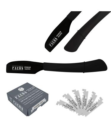 100 Blades + Facn Professional Japanese Straight Edge Barber Razor - Salon Quality Shavette - Buy Online on GoSupps.com