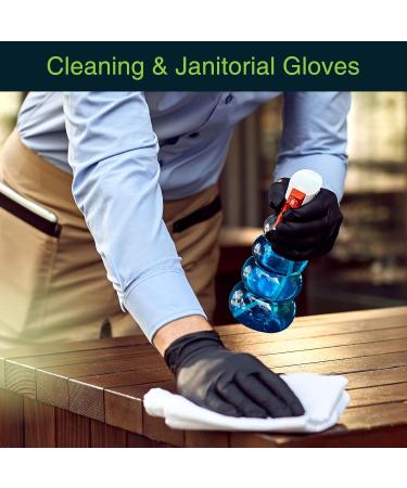 Black Vinyl Disposable Gloves Medium 50 Pack - Latex-Free, Powder-Free Medical Exam Gloves - 3 Mil Thickness - Ideal for Surgical, Home Cleaning, and Food Handling - Pack of 50 - Buy Online on GoSupps.com