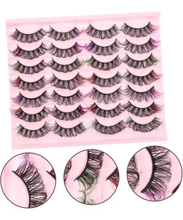 ABOOFAN 14 Pairs False Lashes Fake Eyelashes Individual Lashes Curl Lash Extensions Lash Clusters Cluster Lashes Lash Extensions Clusters Fake Lashes Imitation Extend Multi-layer - Buy Online on GoSupps.com