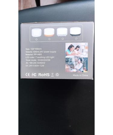 Lonid 500ml Essential Oil Diffuser - Ultrasonic Humidifier with 4 Timers & 14 Colors | BPA-Free Aroma Diffuser for Bedroom Baby Spa & Aromatherapy (Pure White) - Buy Online on GoSupps.com