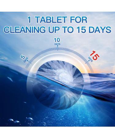 Vacplus Toilet Bowl Cleaners - 12 PACK Ultra-Clean Toilet Cleaners for Deodorizing & Descaling Long-Lasting Blue Toilet Bowl Cleaner Tablets with Sustained-Release Technology Against Tough Stains - Buy Online on GoSupps.com