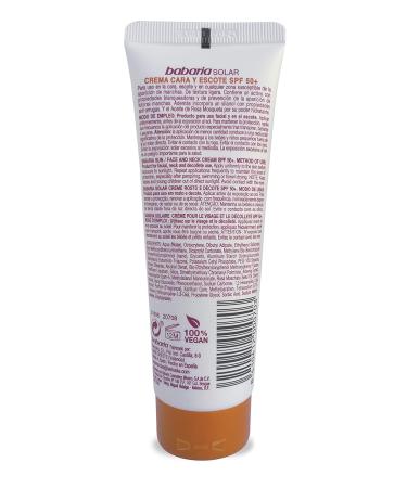 Facial Solar Cream Anti-Wrinkle Rosa Mosqueta F-50 - 75ml | Anti-Aging Sunscreen for Radiant Skin - Shop Internationally - Buy Online on GoSupps.com