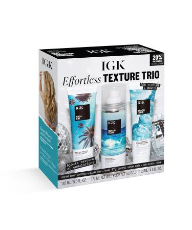 Shop IGK Effortless Texture Trio Kit - International Shipping | Elevate Your Hair Game - Buy Online on GoSupps.com