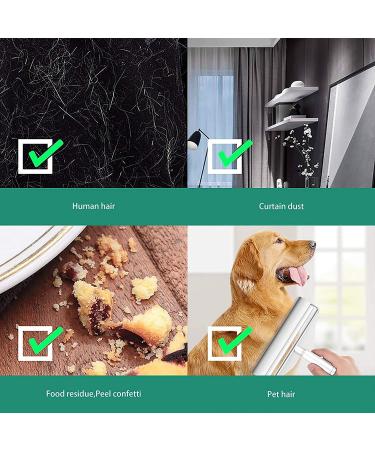 Pet Hair Remover Roller AISIR Lint Roller with 1 Adjustable Detachable Handle + 9 Refills Animal Hair Removal Brush Easy to Clean the Pet Fur from Carpet Furniture Clothes bedding Sofa. - Buy Online on GoSupps.com