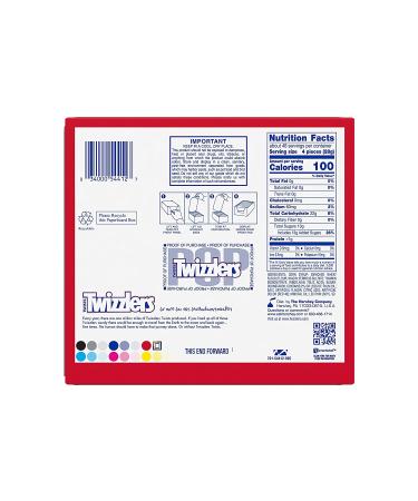 TWIZZLERS Twists Strawberry Chewy Candy 2.5 oz (Pack of 18) - Delicious Treat for Any Occasion - Buy Online on GoSupps.com