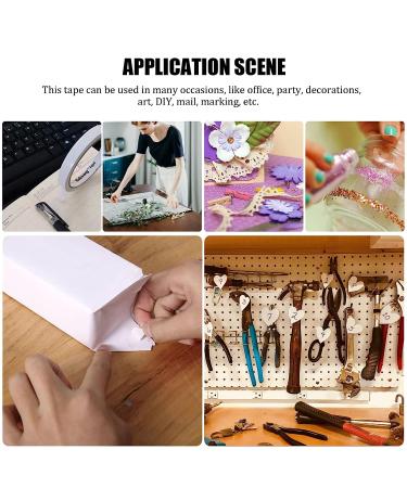 6PCS Premium Double Sided Tape for Crafts - Multi-Size Adhesive Tapes for Scrapbooking, Gift Wrapping & DIY Projects (65FT) - Buy Online on GoSupps.com