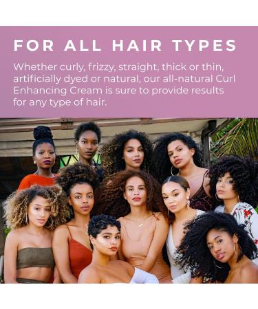 African Afro Curl Enhancing Cream - All-Natural Curl Defining Cream for Medium to Coarse Curls with Avocado Oil | Paraben Sulfate & Silicone Free | 8 Fl Oz | Cruelty-Free International Shipping - Buy Online on GoSupps.com