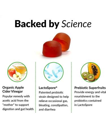 Force Factor ProbioSlim ACV Gummies with Organic Apple Cider Vinegar - 60 Count Pack for Digestion, Metabolism, and Immune Health - Buy Online on GoSupps.com