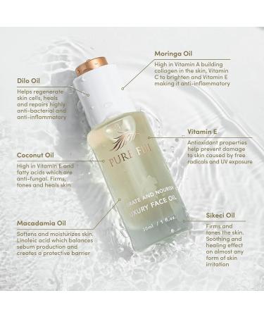 Pure Fiji Facial Skin Care Kit - Gua Sha Tool & Luxury Oil for Spa - Women s Skincare Routine - Buy Online on GoSupps.com