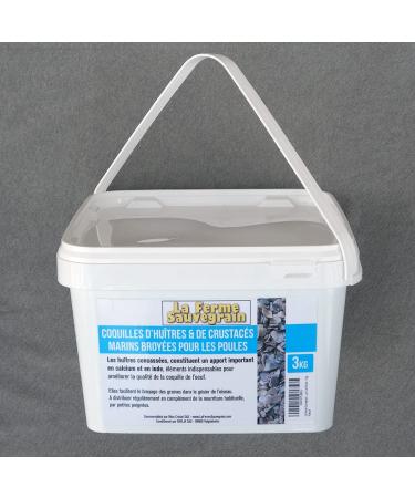Powdered Oyster Shells for Chickens - 3 kg