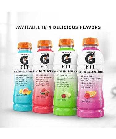 Gatorade Fit Electrolyte Beverage Variety Pack - 12 Bottles, 16.9 oz Each - Buy Online on GoSupps.com