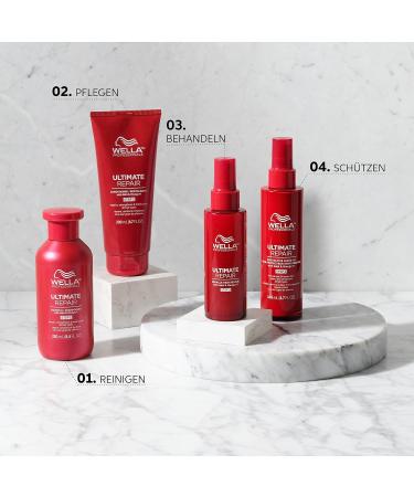 Wella Professionals Ultimate Repair Shampoo - Deep Cleaning & Repairing with Metal-Purifier Technology - Moisture Shampoo 1L & 140ml Spray Cure - Shop Now! - Buy Online on GoSupps.com