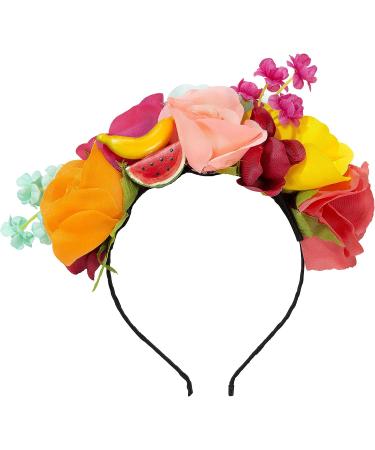 Boho Tropical Party Supplies - Cuban Headband for Luau, Hawaiian Birthday - Mixed Colors - Buy Online on GoSupps.com
