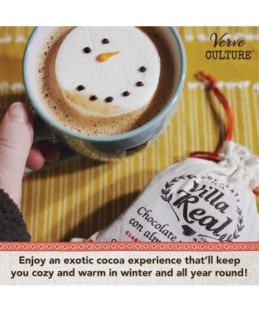 Verve CULTURE Mexican Hot Chocolate Discs- Dairy Free Vegan Gourmet Spicy Blend- Almond & Walnut Flavored- 250g Bag- 5 Discs- Pack of 5 - Buy Online on GoSupps.com