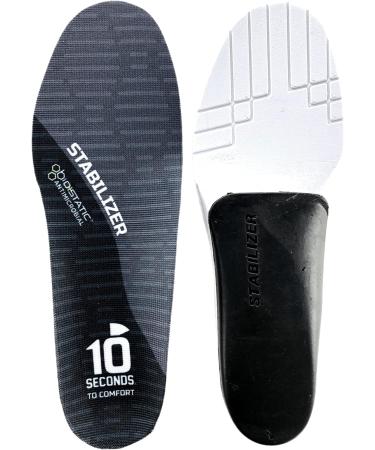 10 Seconds Stabilizer Insole - Medium Arch Support for Instability & Low-Profile Footwear | Deep Heel Cup Anti-Odor Blister Protection - Buy Online on GoSupps.com