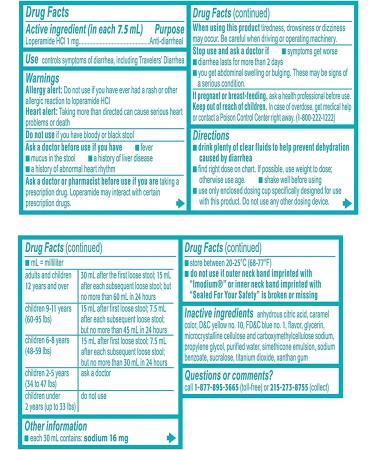 Imodium A-D Liquid Anti-Diarrheal Medicine - Mint Flavor - 8 fl. oz - Buy Online on GoSupps.com