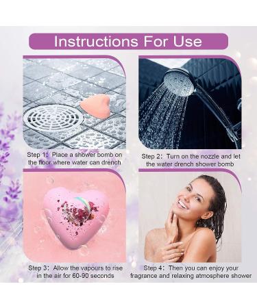 10-Piece Shower Aromatherapy Set with Essential Oils Bath Tablets for Home Spa - Perfect for Valentine's Day - Buy Online on GoSupps.com
