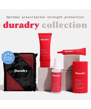 Duradry PM Antiperspirant Gel - Prescription Strength for Hyperhidrosis - Unscented 0.4 Fl Oz (Pack of 3) - Buy Online on GoSupps.com